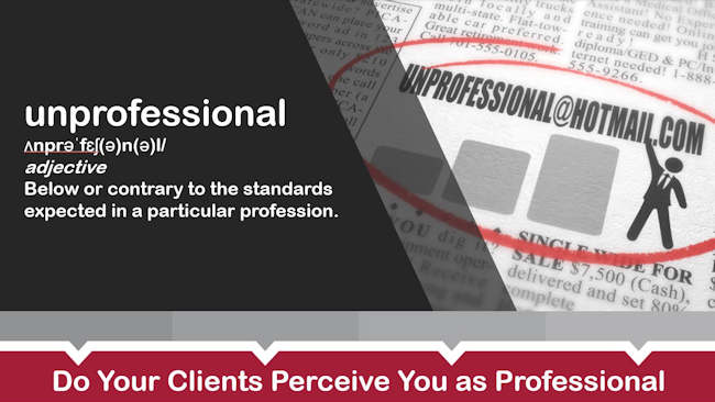 Do Your Clients Perceive You As Professional?